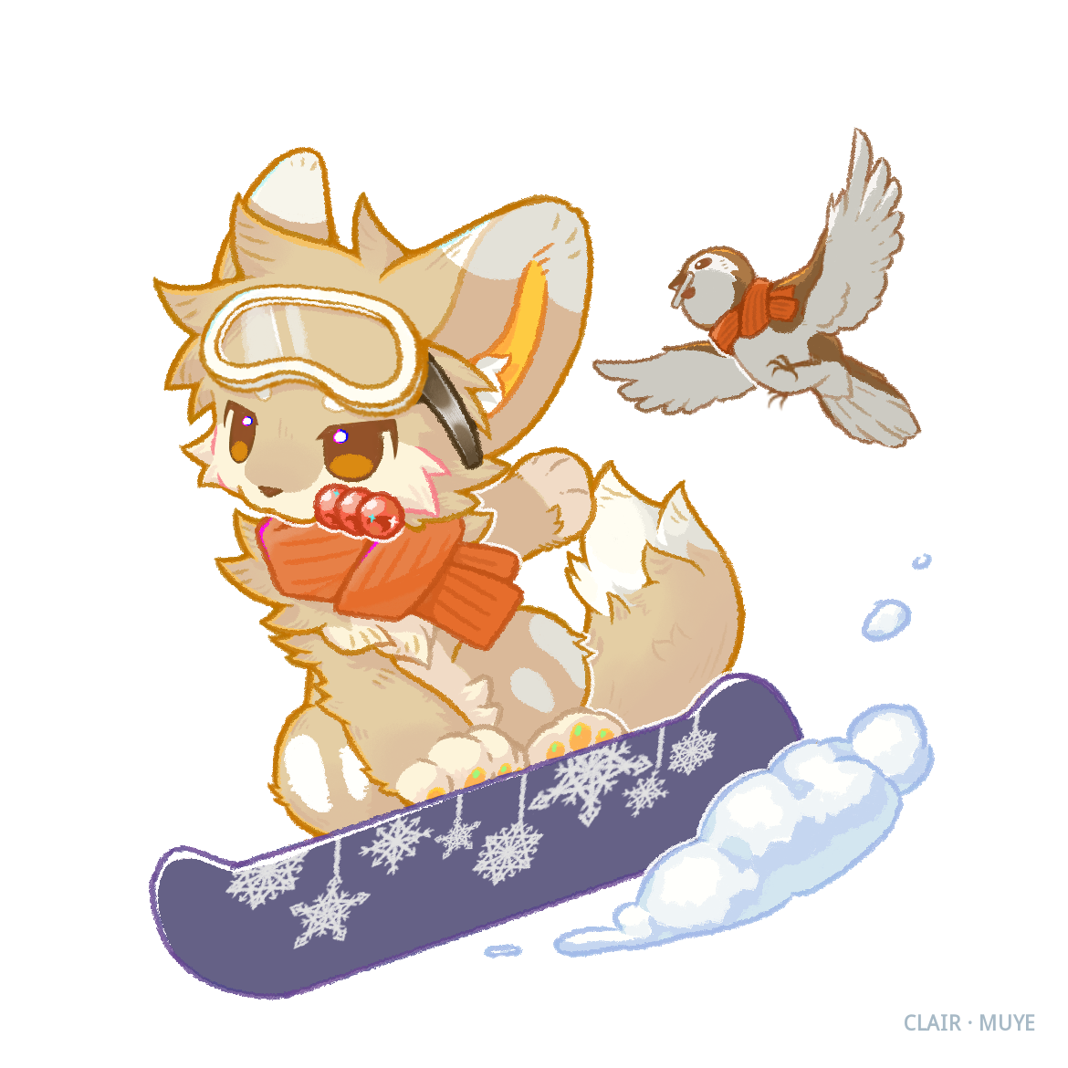 雪地上的第一道弧线 · 配图 2